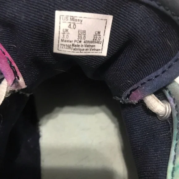 Galaxy Vans Sneakers • Size US Missy 4.0 • Preloved with wear - Picture 6 of 16